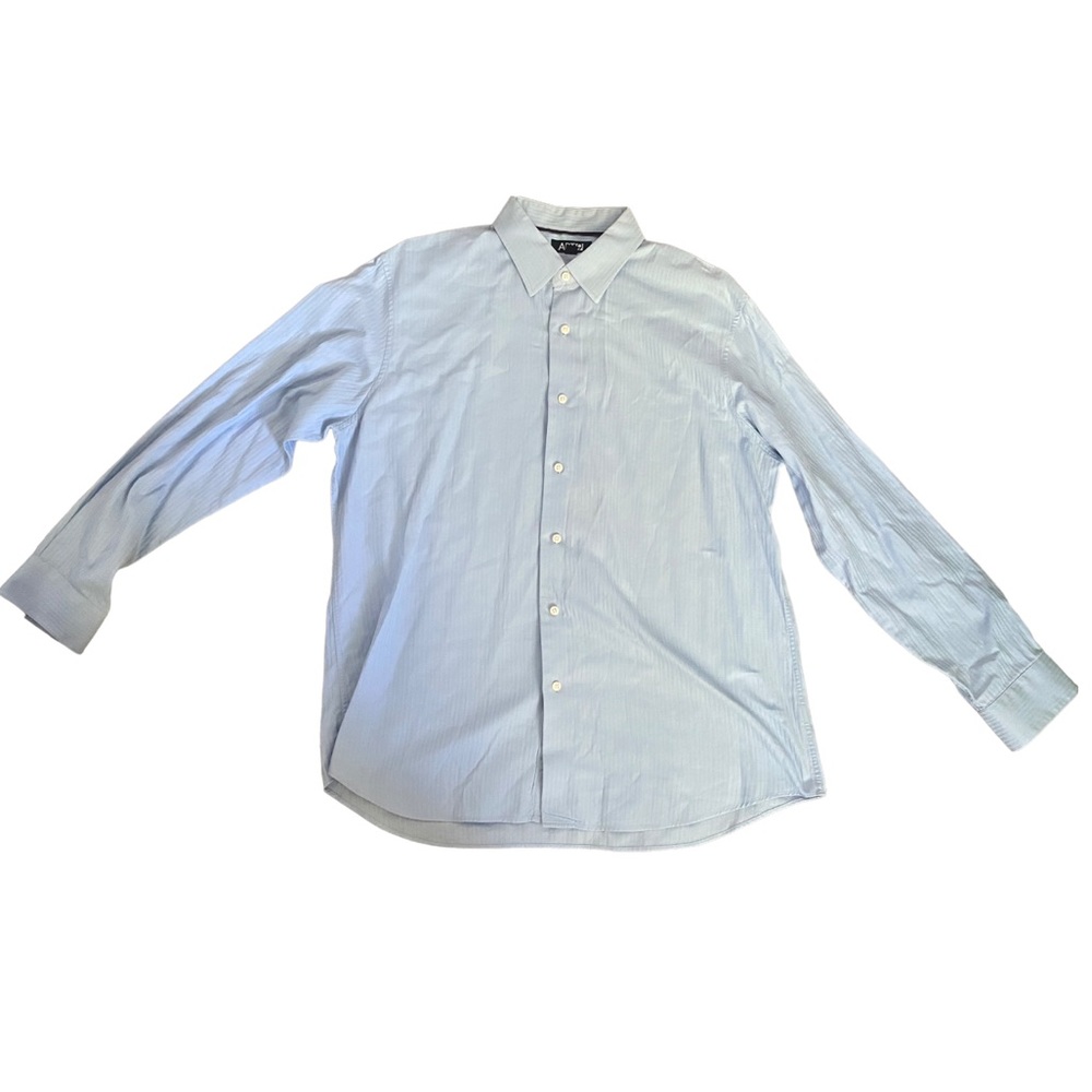 Apt. 9 | Mens Light Blue Button up dress shirt Button Down dress shirt Size XL